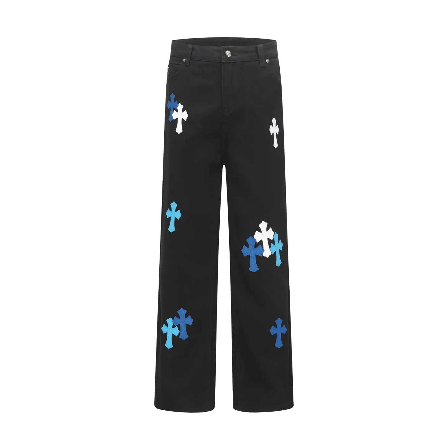 P260 Cross-border model, please do not place an order if you are pursuing quality -Chrome Hearts/Chrome Heart Cross✝️Applied leather embroidered washed jeans, trousers and casual pants -High weight, high density and high quality. The wool is soft, delicate and skin-friendly. It feels soft and silky. It has excellent warmth and skin-friendly properties. -Size: 28 30 32 34 36
